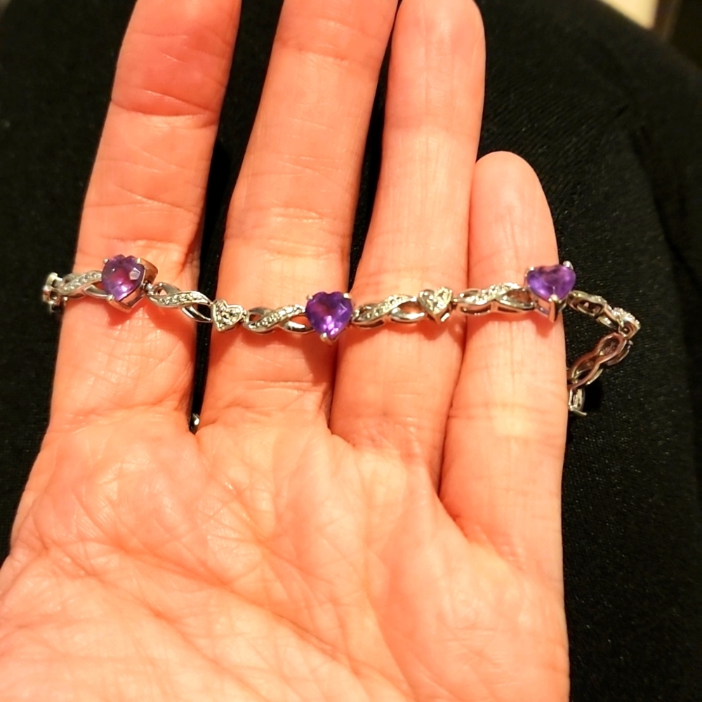 Amethyst bracelet